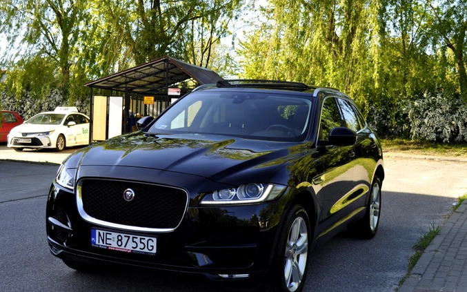 Jaguar F-Pace cena 118000 przebieg: 123000, rok produkcji 2016 z Elbląg małe 781